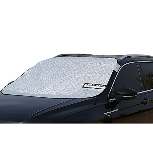 Preisvergleich Produktbild QSJY cwc Auto-Windschutzscheibenabdeckung, Universal-Autokleidung Abdeckung Sonnencreme regendichte Isolierung Abdeckung (Aluminiumfolie) (größe : Car+medium / small SUV)