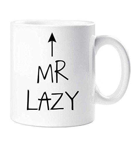 60 Second MakeoverLimited Mr Lazy Mug Husband Dad Uncle Boyfriend Grandpa Grandad Gift Cup Ceramic Fathers Day
