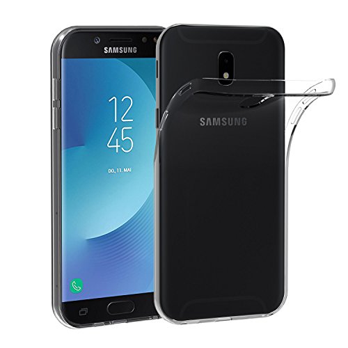 iVoler Funda Samsung Galaxy J7 2017  Slim Fit Samsung Galaxy J7 2017 Funda Carcasa Case Bumper con Absorci  n de Impactos y Anti-Ara  azos Espalda Case Cover para Samsung Galaxy J7 2017 -Transparente
