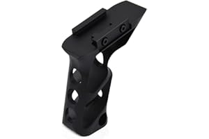 SBGJMY Airsoft Agarre Delantero CNC Picatinny Rail Agarre Delantero Vertical,Agarre táctico de Aluminio de ángulo Airsoft Grip Hand Stop Foregrip para el Sistema de riel Picatinny de 20 mm