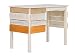 Produktbild Massivum 10024231 Safari Schreibtisch, Holz, orange, 100 x 53 x 75 cm