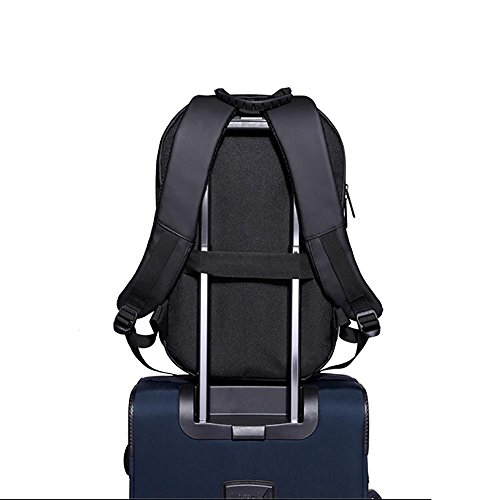 15 6 inch Laptop Backpack with USB Charging Port  Men Waterproof Anti Theft Canvas Daypack for College Business Bag