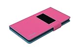 BlackBerry DTEK 50 Hülle in pink - innovative 4 in 1 Handyhülle - Anti-Gravity Wandhalterung KFZ Halterung Tischaufsteller Schutzhülle - Handyhalterung für Auto und Wand ohne Werkzeug oder Kleber - Der MacLife Testsieger - Case Cover Tasche Etui Bumper für das Original BlackBerry DTEK 50 von reboon - 