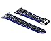 Price comparison product image Huanxi Apple Watch Sport Band for Apple Watch 42mm,Bling Leather Sport Strap Replacement Bands for iWatch Apple Watch Series 3, Series 2, Series 1(Black)