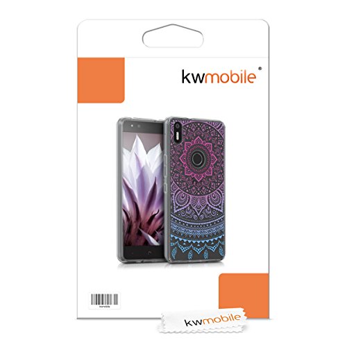 kwmobile Funda para bq Aquaris X5 Plus - Carcasa de TPU para m vil y dise o de Sol hind en Azul Rosa Fucsia Transparente reviews kwmobile Funda para bq Aquaris X5 Plus - Carcasa de TPU para m vil y dise o de Sol hind en Azul Rosa Fucsia Transparente