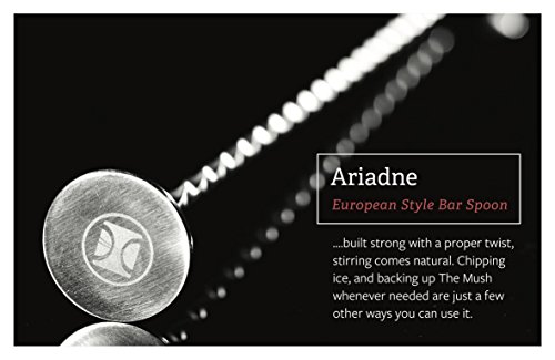 Cocktail Shaker Set | 6 teilig mit zweiteiligem Boston Edelstahl Shaker, Japanischem Barmass, Hawthorne Barsieb, europäischem Barlöffel und modernem Barstössel in gebürstetem Edelstahl von The Elan Collective - 4