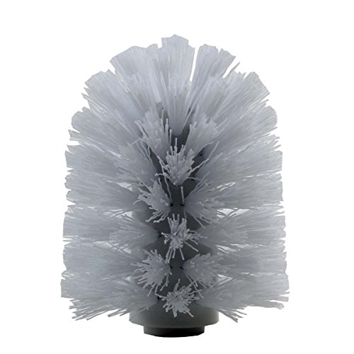 3x Ersatz Bürstenkopf weiß + Griff 26 cm / Austausch Toilettenbürste / Klobürste - 2