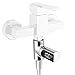 Produktbild HOVNEE Duschthermomter Badethermometer Dusche Thermometer mit 360 Grad-drehbarer Wasserdichter LED-Schirm