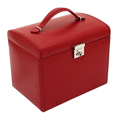 Friedrich|23 Damen-Schmuckkasten Cordoba Leder rot – 26391-4 - 6
