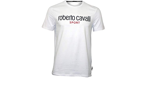 Roberto Cavalli Sport Logo Crew-Neck 