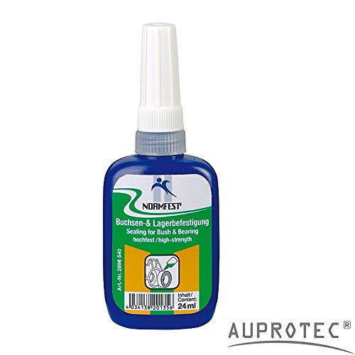 AUPROTEC® Norma fijo hembras + Almacenamiento adhesivos Masilla cincados metal pegamento 24 ml