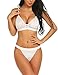 Produktbild Erotik Dessous Set Reizvolle Strapsen Reizwäsche Corsage Lingerie Unterwäsche Push up BH + Panty Bustier für Damen (2-TLG.), C Weiß, S