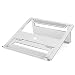 Produktbild 1byone Faltbare und Tragbare Ständer Aluminium Laptop-Standplatz für Macbook / Laptops / Tablets, Silber