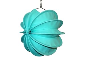 RB-EDELSTAHL DESIGN Barlooon Lantern, Weatherproof Lantern, Size S (Diameter 30 cm), Colour: Turquoise, Garden and Patio, Outdoor Use, Handmade in Germany