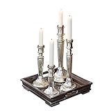 material: Glas, Kerzenteller: Eisen