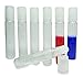 6 Pcs Refillable Essential Oil Aromatherapy Roller Bottle Empty Clear Plastic Roll-On Bottles Wholesale Boston Round Attar Bottle 10 ml Roller Ball