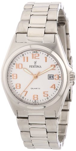 Festina Damen-Armbanduhr XS Klassik Analog Edelstahl F16375/7 Festina Damen-Armbanduhr XS Klassik Analog Edelstahl F16375/7