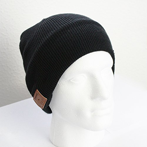 LAYEN Bluetooth Beanie - Winter Music Hat! con Auriculares estéreo con Altavoz para música y micrófono inalámbricos para Llamadas de Manos Libres. Funciona con Todos los Smartphones