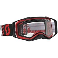 Scott Prospect Enduro MX Goggle Cross/MTB Gafas Rojo/Negro/Transparente