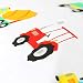 100% Cotton Kids Duvet Cover 200 Thread Count Cars Traffic Planes Trucks Trains (Cot Duvet Cover 120x150cm + 1 Pillowcase 42x60)