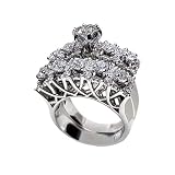 2 In 1 Chic Freundinnen Geschenk, Einfach Herz Ring Paar Besondere Sonnenblume Jahrgang Liebe Mama Ring Schmuck für Hochzeit Geburtstag Muttertag Geschenk
