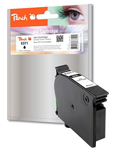Preisvergleich Produktbild Peach Tintenpatrone schwarz kompatibel zu Epson T0711