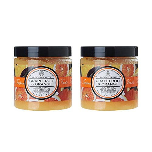 THE SOMERSET TOILETRY COMPANY LIMITED Tropical Fruits Grapefruit & Orange, Body Sugar Scrub, Duo Pack