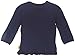 Steiff Baby Girls Sweatshirt 1/1 Arm Crew Neck Long Sleeve Sweatshirt, Blue (evening Blue Blue 3112), 6-12 months (Manufacturer size: 80)