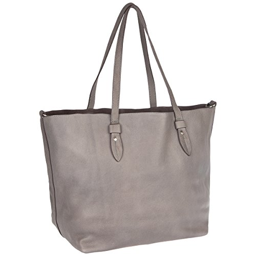 Preisvergleich Produktbild DEIK DUNES Asgard - Leder Handtasche grau