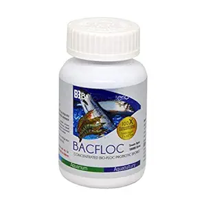 BACFLOC by Billion Bacteria | Concentrated BAC FLOC PROBIOTIC Spores | BIOFLOC System | RAS | AQUACULTURE | Aquarium (500GM)