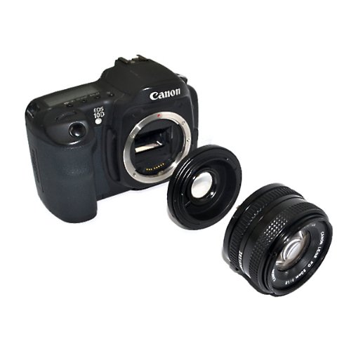 Kaavie - Bague d Adaptation Monture Canon FD vers Boitier Canon EOS EF 5D  5D Mk II  7D  10D  20D  30D  40D  50D  60D  300D  350D  400D  450D  500D  550D  1000D  1100D