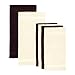 Produktbild Lumaland Premium Set 4 Handtücher 50 x 100 cm + 2 Duschtücher 70 x 140 cm Frottee braun & Creme Baumwolle 500 g/m² mit Aufhänger