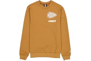 Kansas City Chiefs NFL Logo Select Crew Neck Sweater Light Bronze Maglione Unisex - Adulto