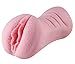 Produktbild Taschenmuschi,Realistische 3D Vagina und Mund Tragbar Muschi Masturbator Blowjob Sexspielzeug für Männer Masturbation (Fleisch)