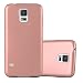 Produktbild Samsung Galaxy S5 / S5 NEO Hardcase Hülle in METALL ROSE GOLD von Cadorabo - Metall Look Matte Ultra Dünn Slim Design Schutzhülle – Handyhülle Bumper Back Case Cover