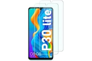 CRACKSIN Folia pancerna kompatybilna z Huawei P30 Lite [2 sztuki] folia ochronna na wyświetlacz, folia ochronna [bez szkła] szkło pancerne w 100% czujnik linii papilarnych, szkło nano 9H