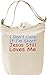 Produktbild I Don't Care If I'm Short Jesus Still Loves Me Slogan Leinwand Tagestasche Canvas Day Bag| 100% Premium Cotton Canvas| DTG Printing|