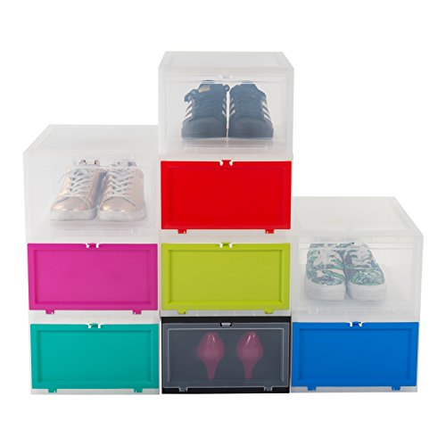 Iris Set von 3 Schuhboxen, Schuh aufbewahrungsboxen, Schuhschachtel, Schuhaufbewahrung, Schuhkasten, 137007 - 6