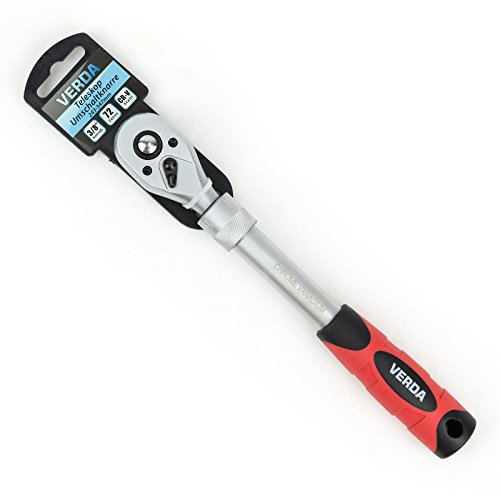 PROFI Teleskop Umschaltknarre 3/8″ 72 Zähne Ratschenschlüssel VERDA SN1729 - 9