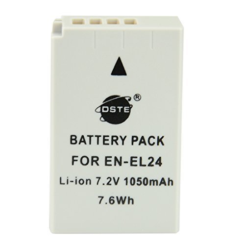 DSTE Rechange Batterie pour NIKON EN-EL24 1 J5