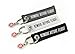 Produktbild Schlüsselanhänger " REMOVE BEFORE FLIGHT ® " ** 3 Stück Pack -- MINI EDITION - Schwarz / Weiss / Grau ** inkl. Schlüsselring