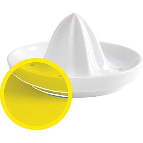 Kahla Magic Grip Kitchen Zitruspresse, Saftpresse, Orangenpresse, Zitronenpresse, Obstpresse, Silikonbeschichtet, Anti-Rutsch, Ø 22 cm, Weiß, 397754A90039C MG - 4