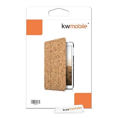 kwmobile Kork Smart Cover für Huawei MediaPad T2 10.0 Pro Hellbraun mit Ständer - 7