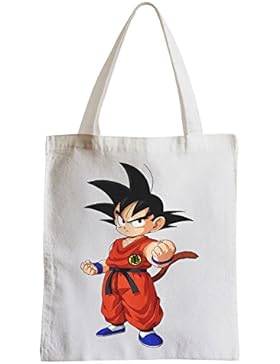 Große Tasche Sack Einkaufsbummel Strand Schüler Dragonkids t-shirt Dragon Ball Z anime manga japan goku kid Ball...