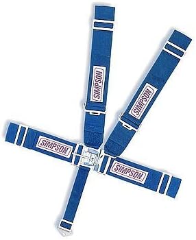 Simpson Racing Equipment 29073BL 5-PT Harness System FX P/D B/I Ind 62in