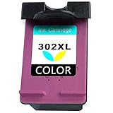 ✅Contenido: Remanufacturado HP 302 XL Cartuchos de tinta. (,1xColor)