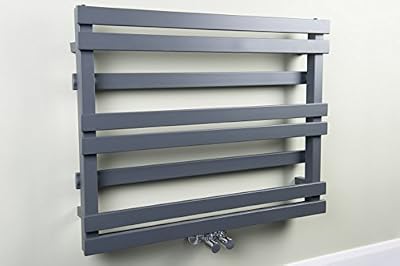 WarmeHaus Wärmehaus ® Sèche-serviettes eau chaude Sundsvall - 444 W - 616 x 800 - Gris anthracite - Radiateur salle de bain - Chauffage central