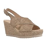 Uppers: Wildleder Gabor Warbler Damen Keil Fersensandalen 3.5 UK/ 36 EU Muschel Metallic
