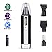Produktbild Nasenhaarschneider 4 in 1 Nasenhaartrimmer zum Nasenhaar/Ohrenhaar/Bart Koteletten/Augenbrauen für Herren Wet/Dry Body Trimmer mit Wiederaufladbare Wasserdichte Edelstahl Rotation Blade(Schwarz)