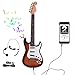 Produktbild YAKOK 6 Saiten e Gitarre Kindergitarre Spielzeuggitarre mit Mikrofon Musik Spielzeug für Kinder 3-12 Jahre Mädchen und Jungen